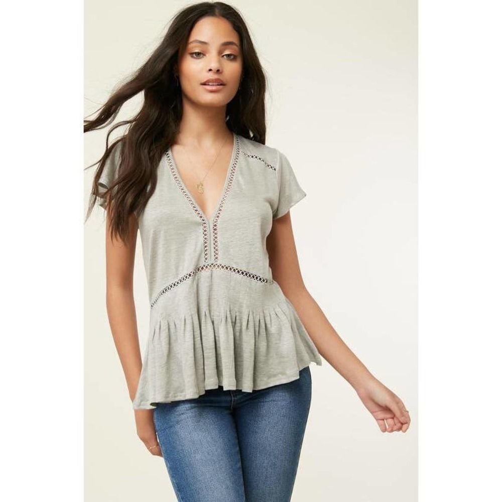 NEW O'Neill Keala Peplum Top
